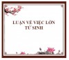 Chương 1 bài 3 Luận về việc lớn tử sinh (08/05/2022)